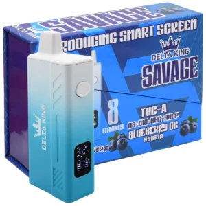 THC Vape Delta King Savage 8 gram - Blueberry OG Hybrid