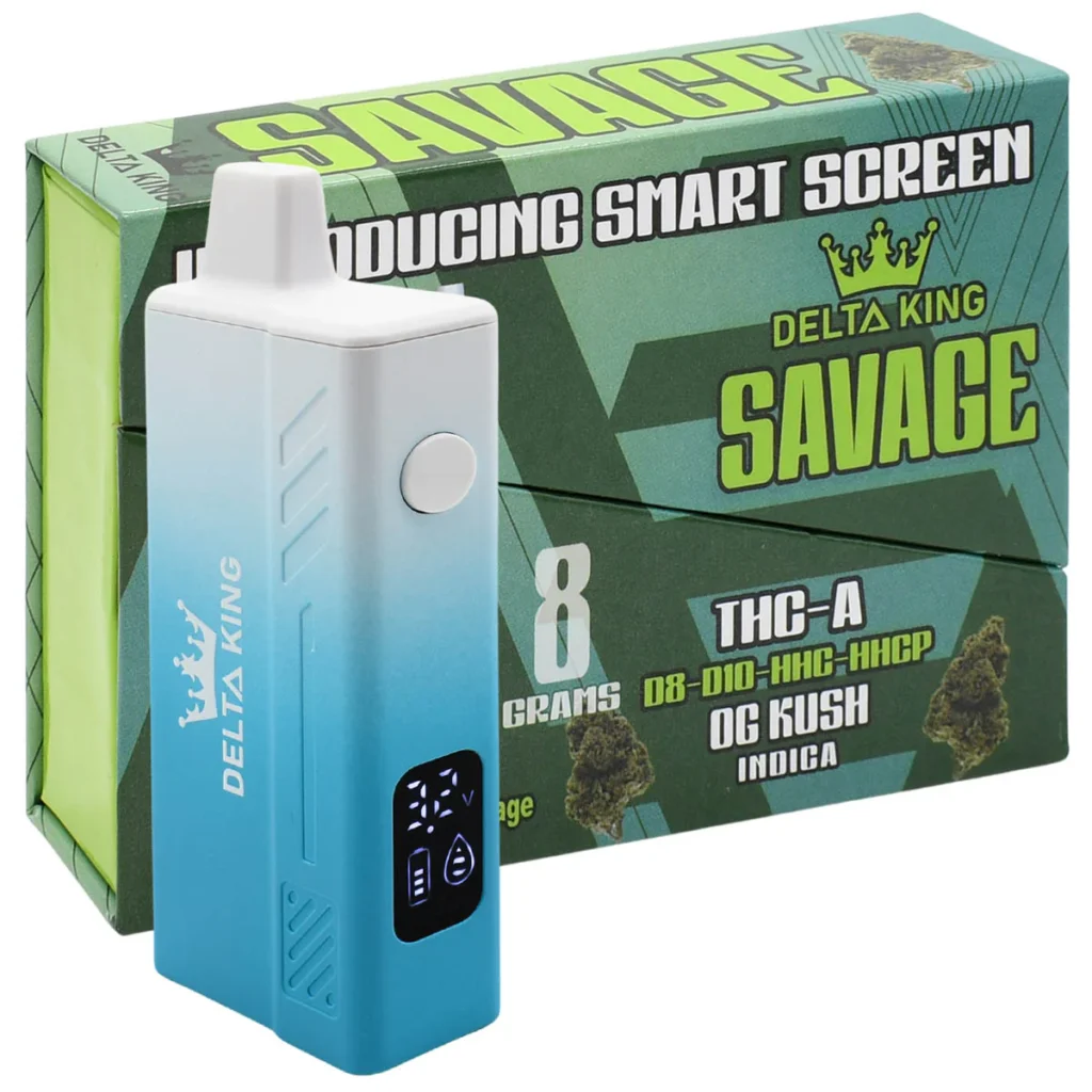 THC Vape OG Kush (Indica) - Delta King Savage 8 gram