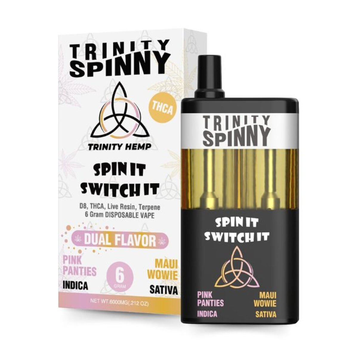 Buy Pink Panties Indica & Maui Wowie Sativa Trinity Spinny THC