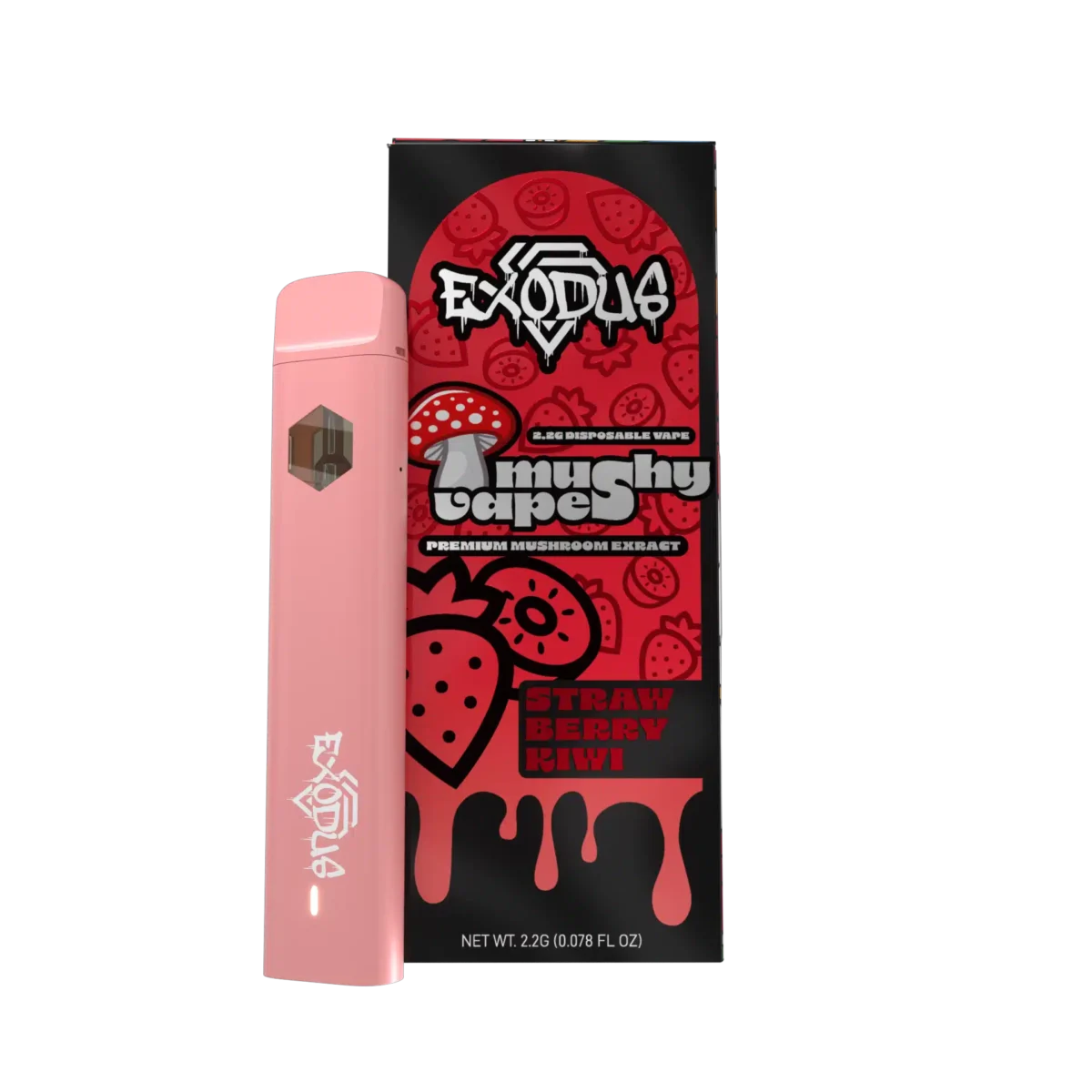 Buy Strawberry Kiwi Exodus Mushy Vape 2.2g