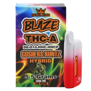 Buy Gushers Runtz Hybrid Delta King Blaze Vape Cartridge