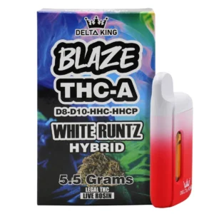 Buy White Runtz Hybrid Delta King Blaze Vape Cartridge